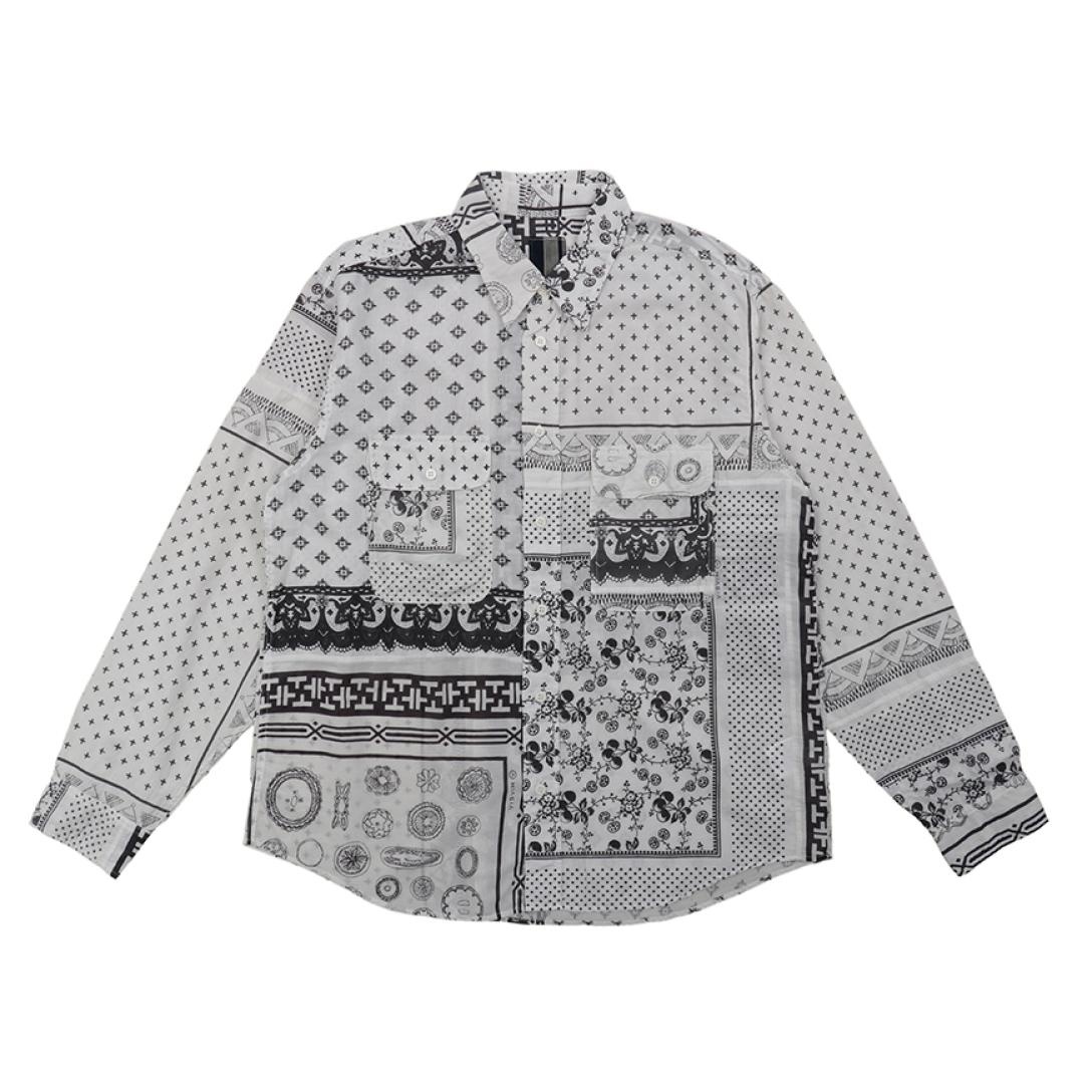 visvim HANDYMAN SHIRT L/S WHITE | REVERSIBLE