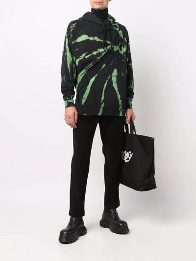 Étude tie dye layered look hoodie outlook