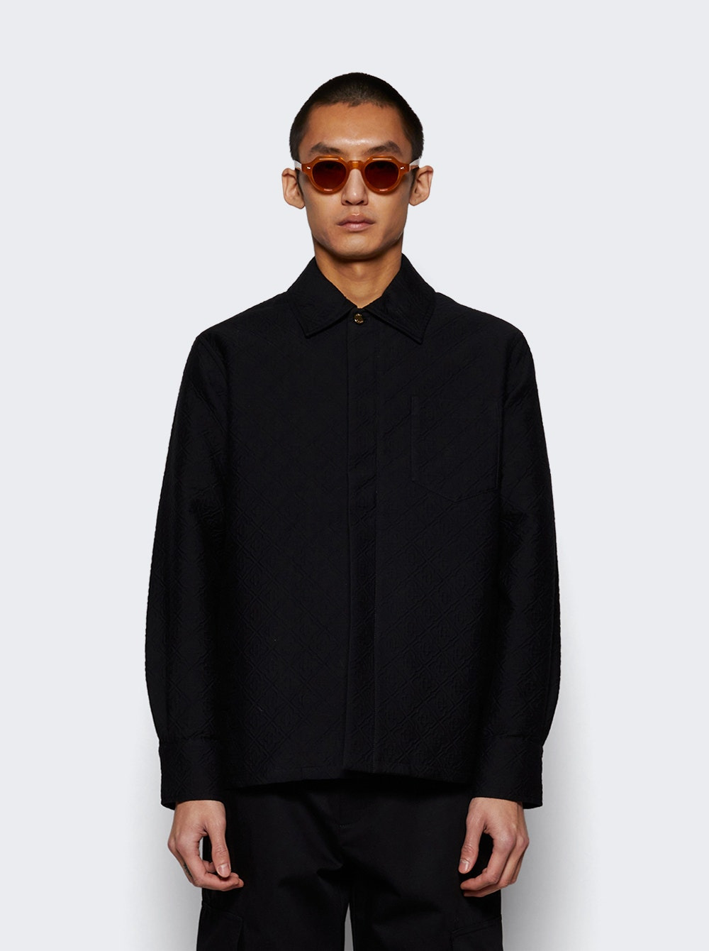 Jacquard Shacket Black - 3