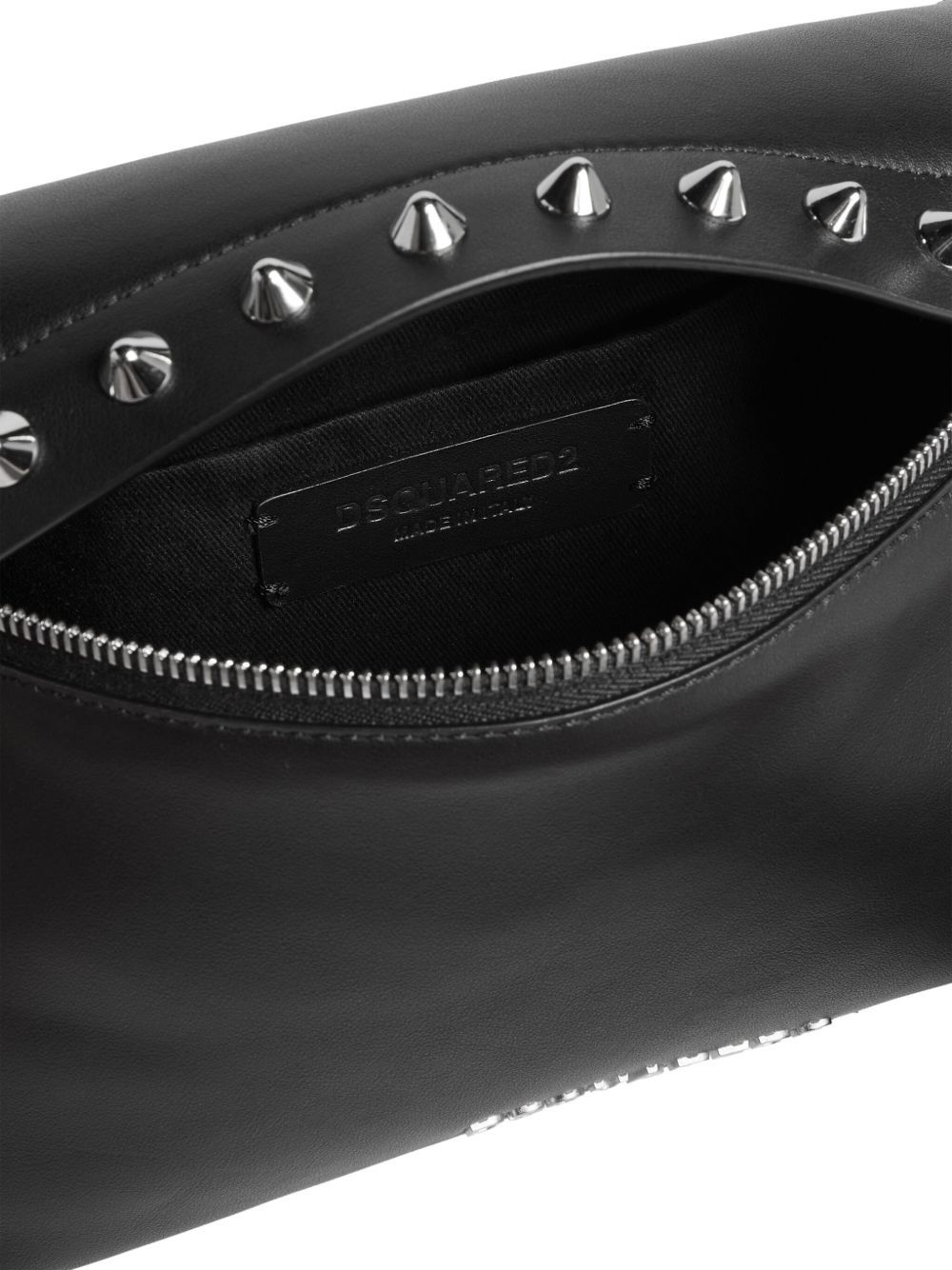 spike-studded belt bag - 4