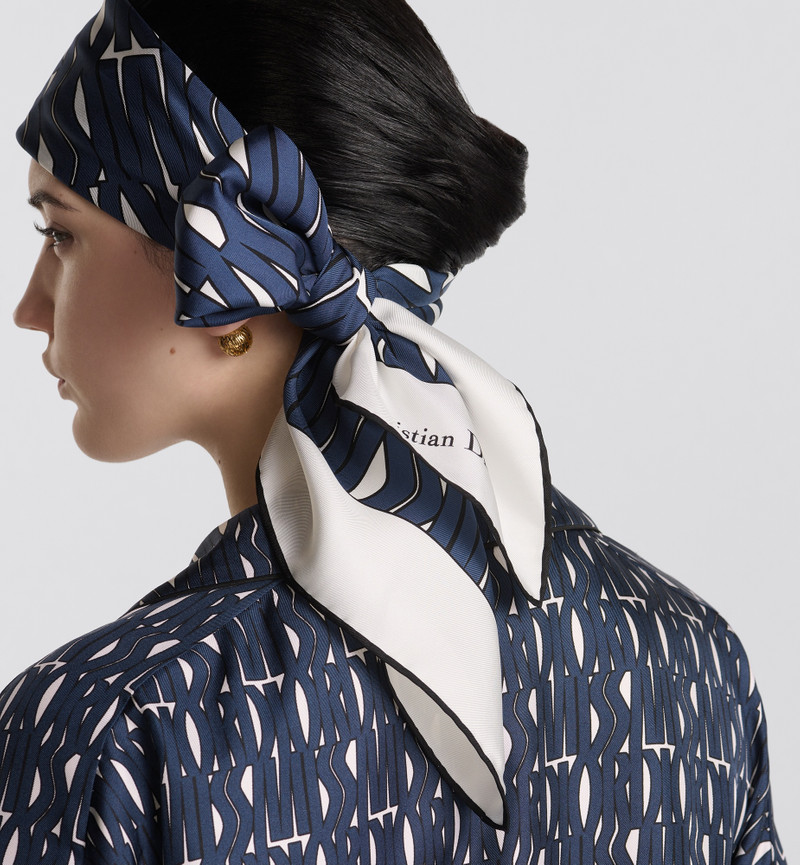 Miss Dior Allover 90 Square Scarf 3