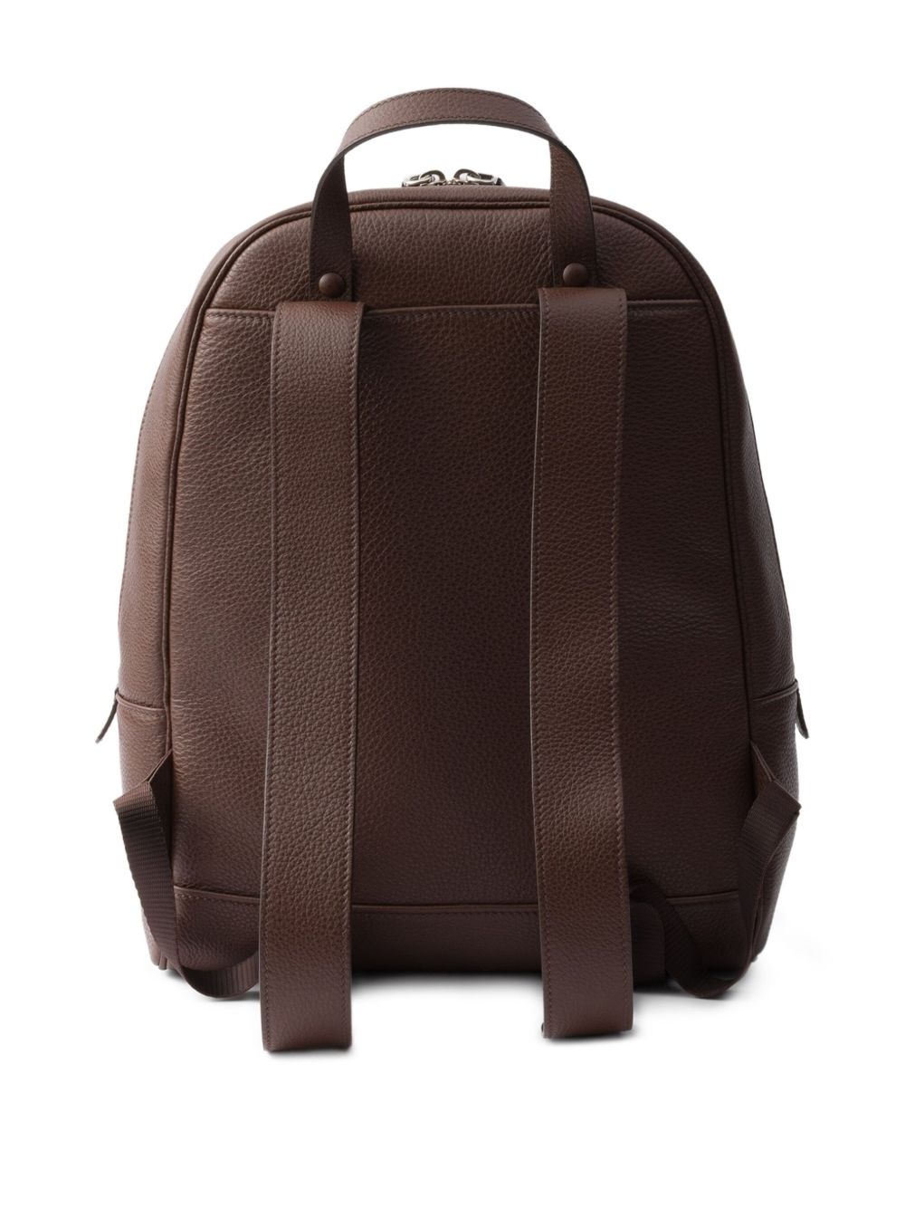 structured leather backpack - 4