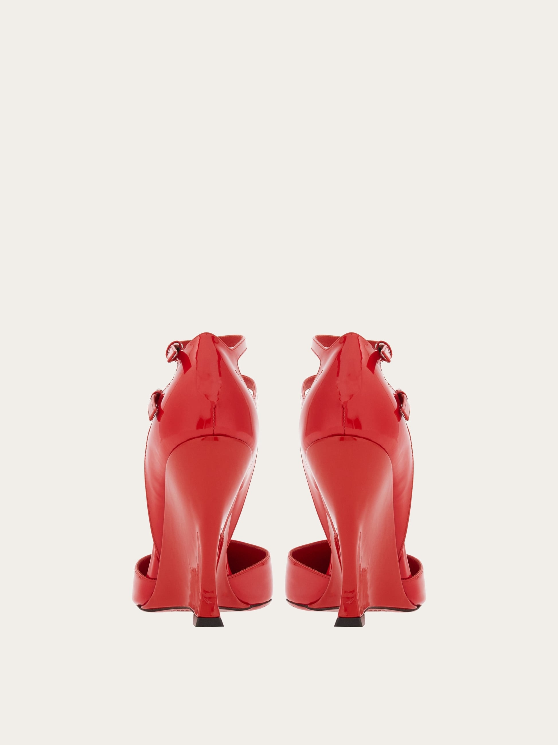 関税送料込【FERRAGAMO】25SS Heeled shoes FERRAGAMO Pump with wedge heel | REVERSIBLE