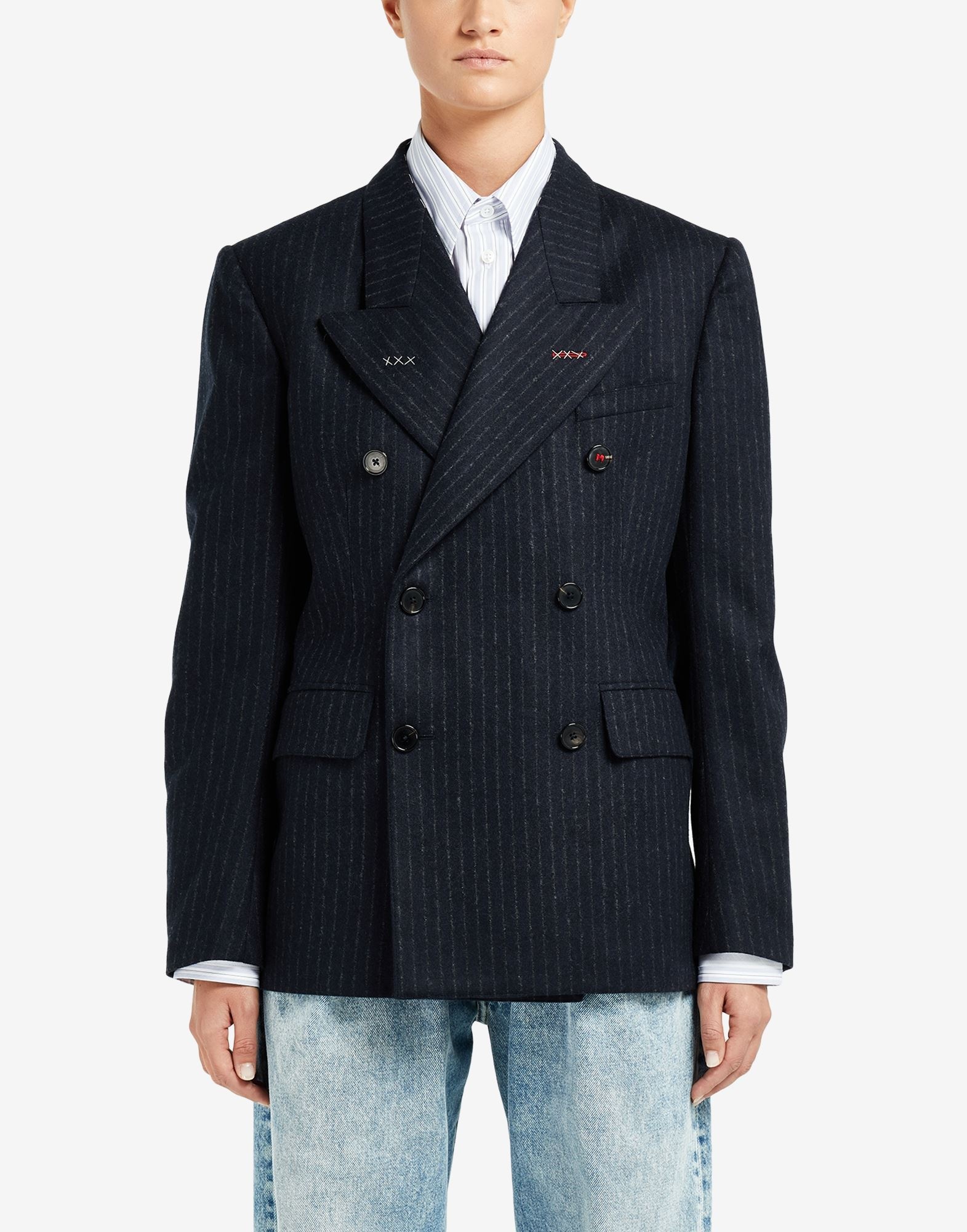 Wool stripes jacket - 5