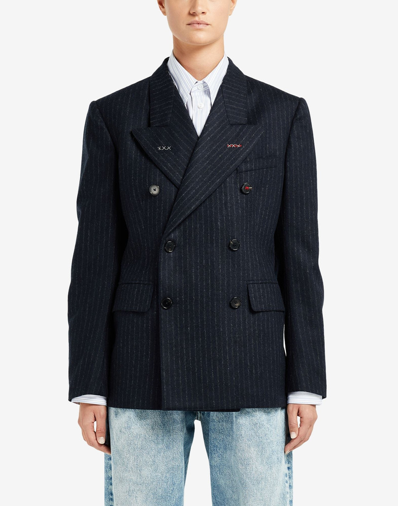Wool stripes jacket 5