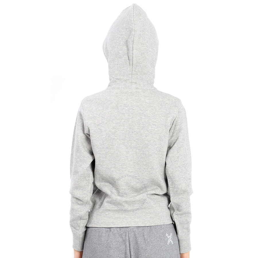 Comme Des Garcons Long-sleeve Embroidered Heart Logo Hoodie - 3