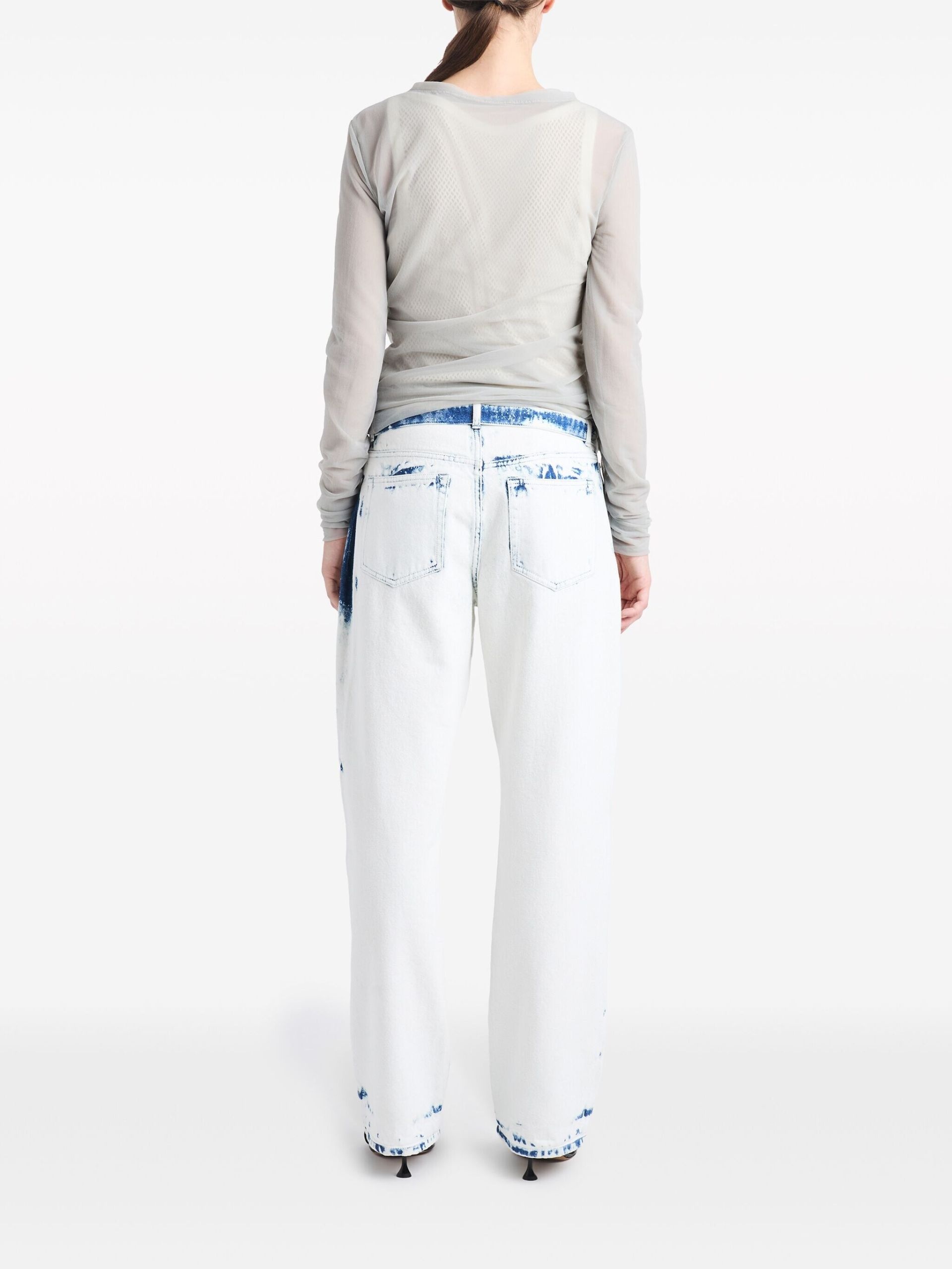 White Ellsworth Straight-Leg Jeans - 4
