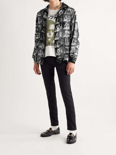 Enfants Riches Déprimés Printed Silk-Chiffon Shirt outlook