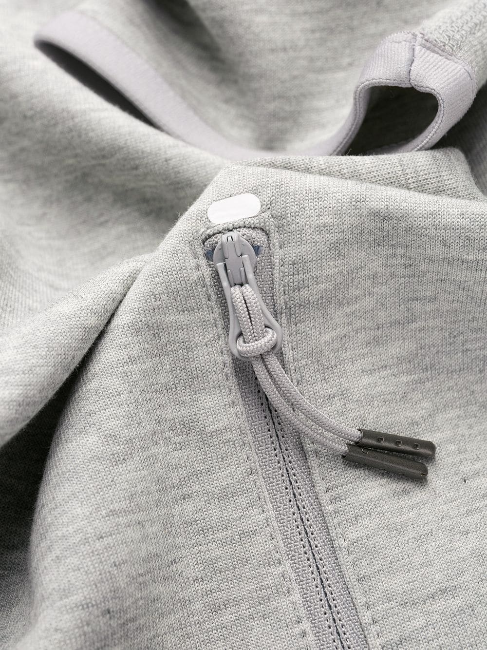 zip-up cape hoodie - 7