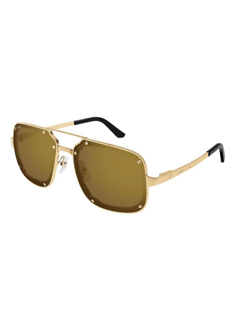 Cartier pilot-frame sunglasses outlook