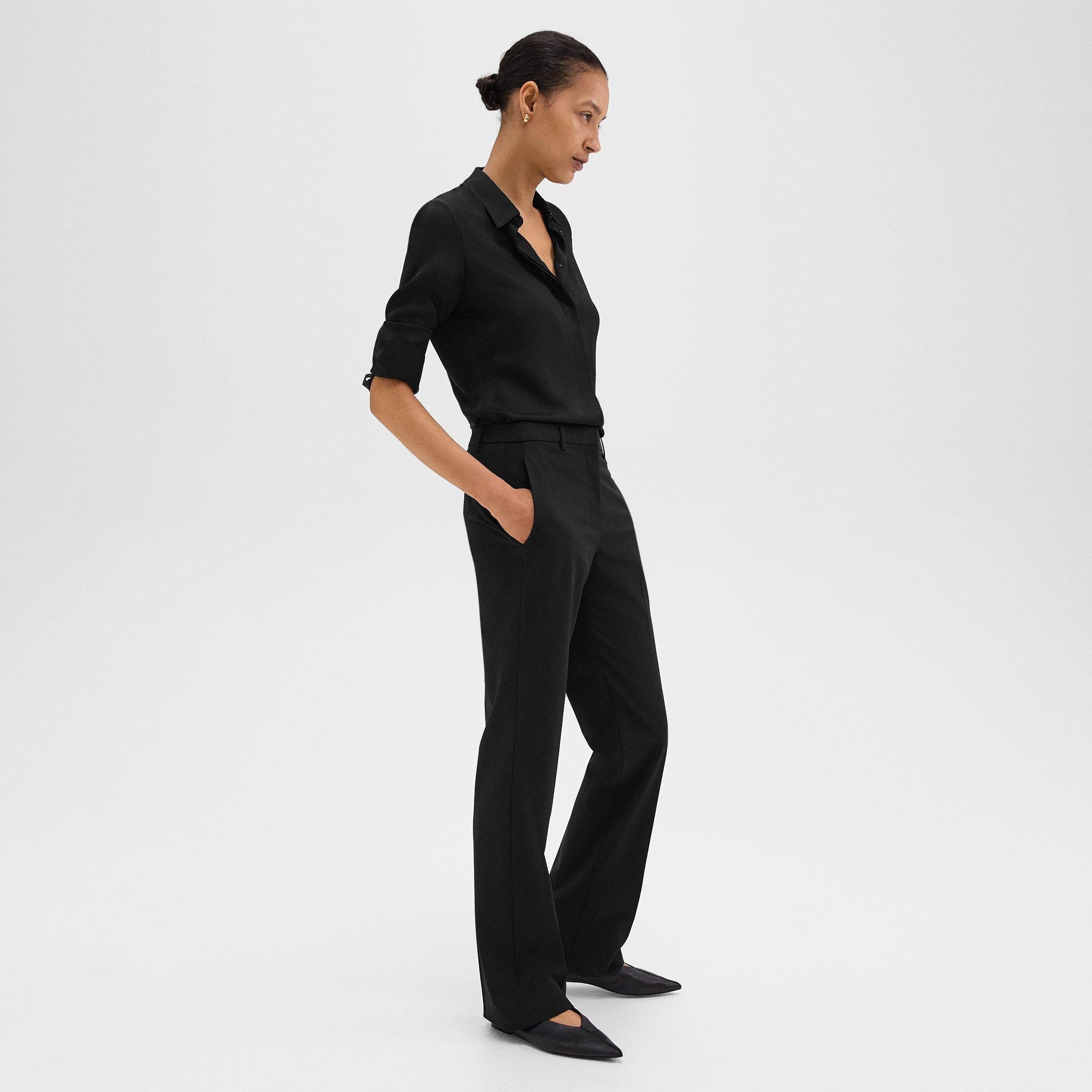 Flared Pant in Good Wool - 3