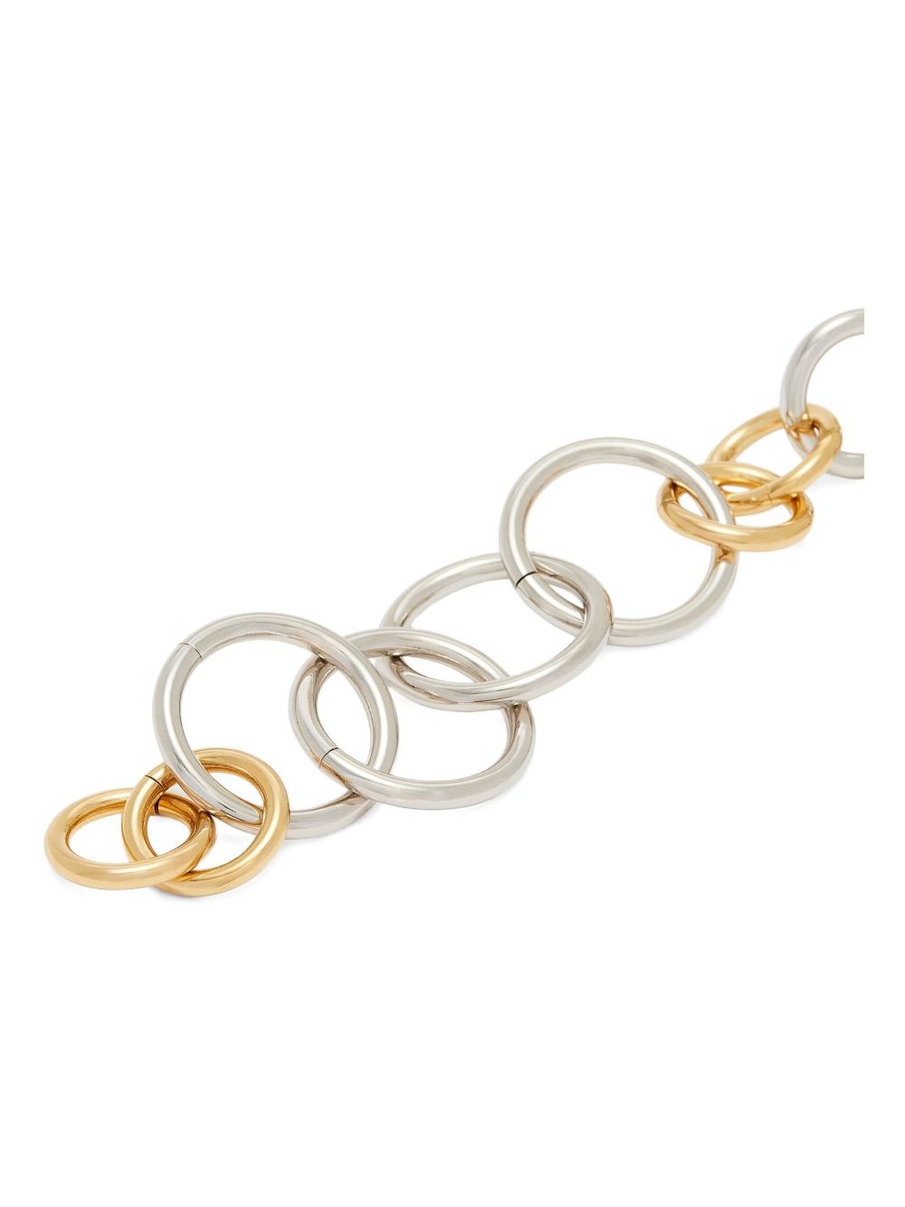 two-tone chain necklace - 4