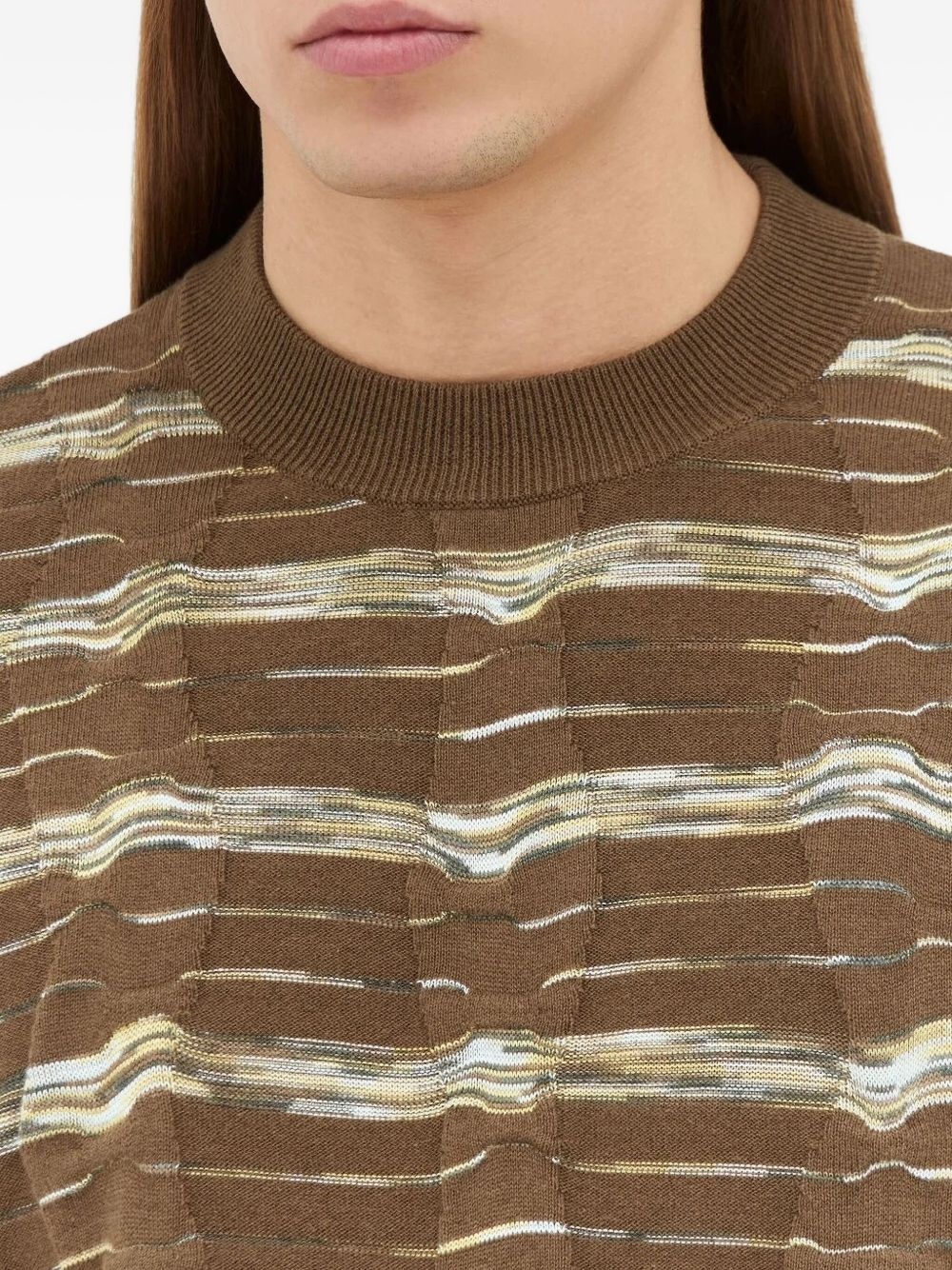 cotton textured sweatshirt - 4