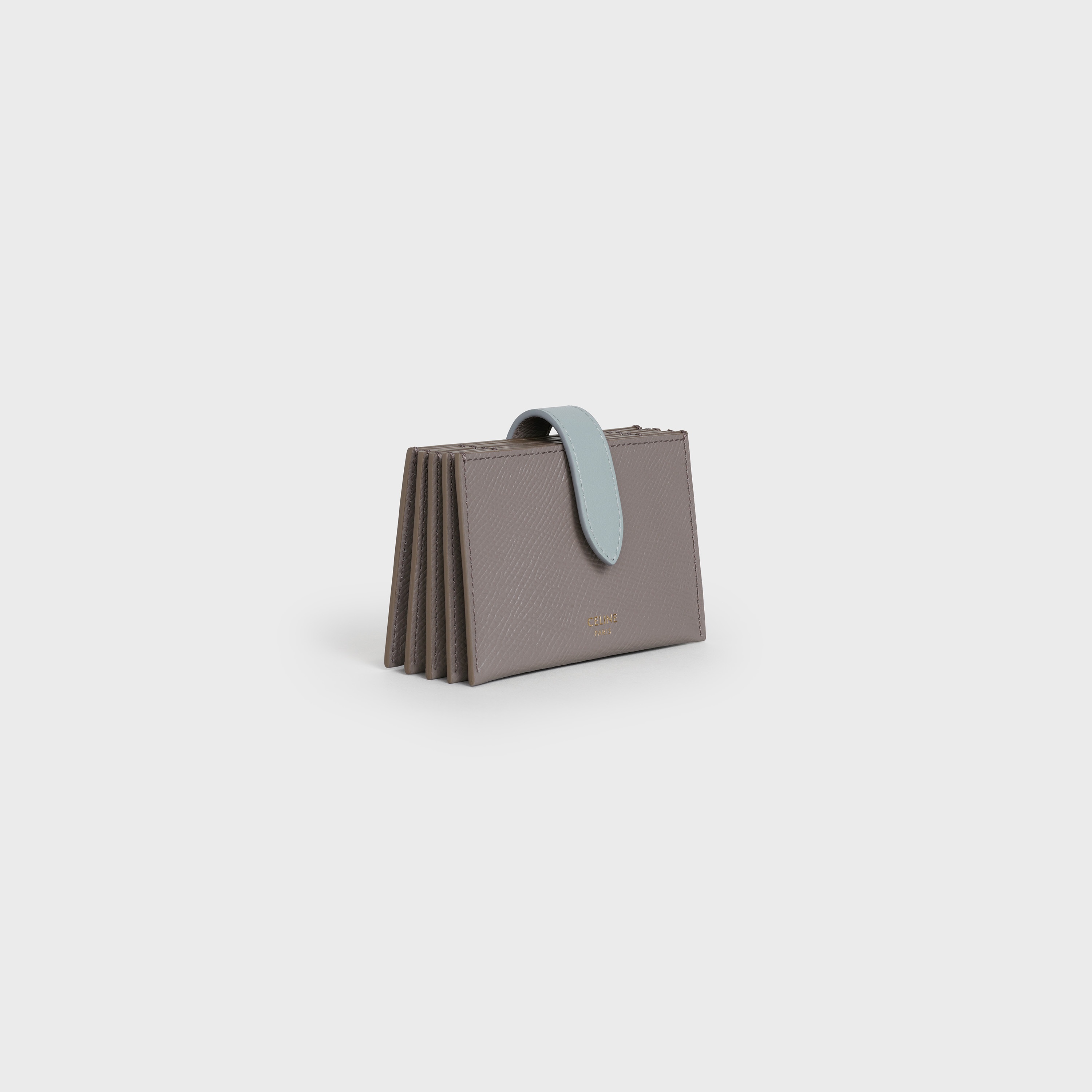 Accordeon card holder in Bicolour Grained Calfskin - 2