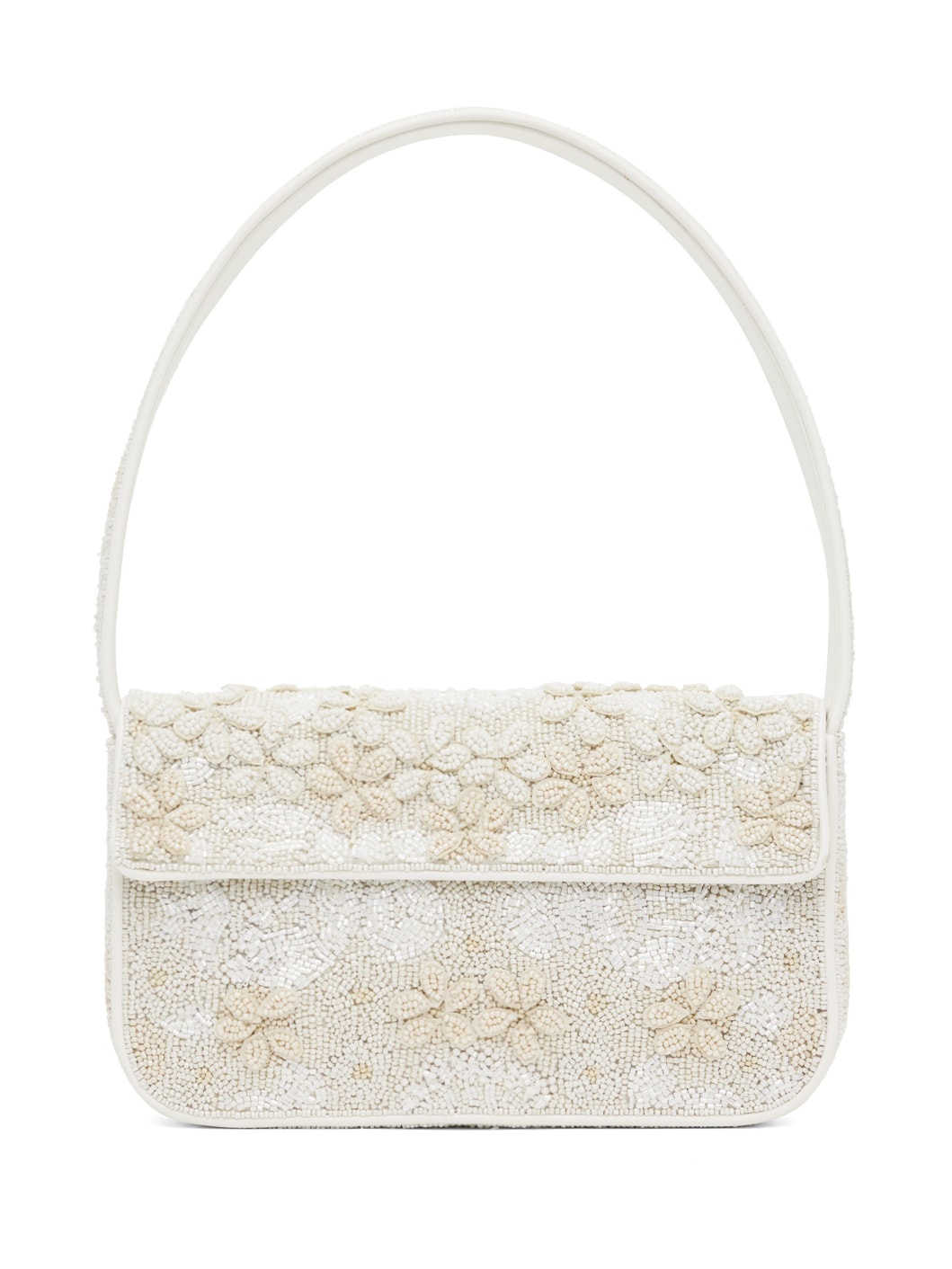 White & Off-White Tommy Beaded Bag - 1