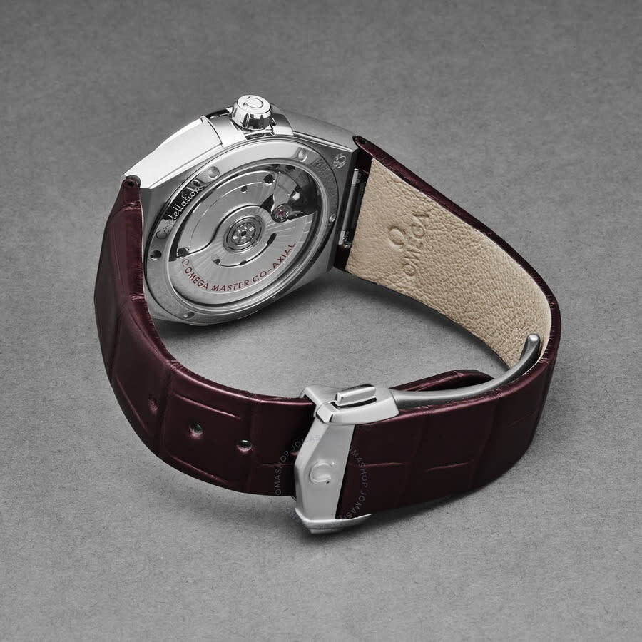 Omega Constellation Automatic Chronometer Diamond Red Dial Ladies Watch 131.18.36.20.61.001 - 3