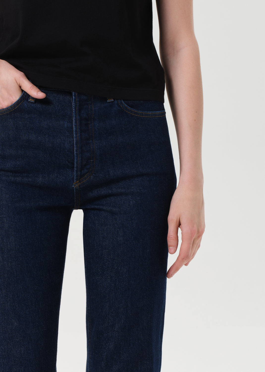 90'S PINCH WAIST HIGH RISE STRAIGHT LONG (COMFORT STRETCH) IN REISSUE - 5