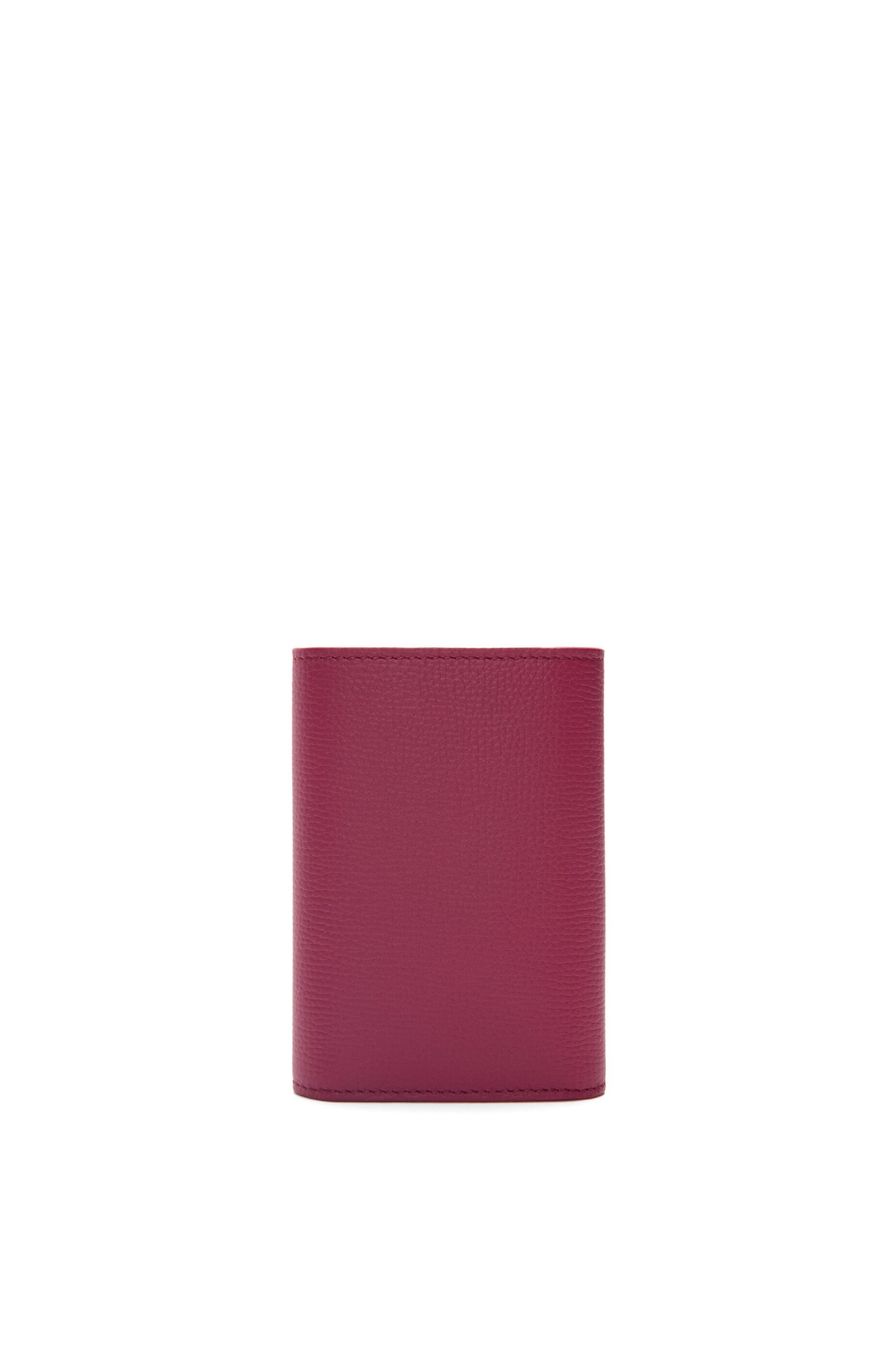 Anagram small vertical wallet in pebble grain calfskin - 4