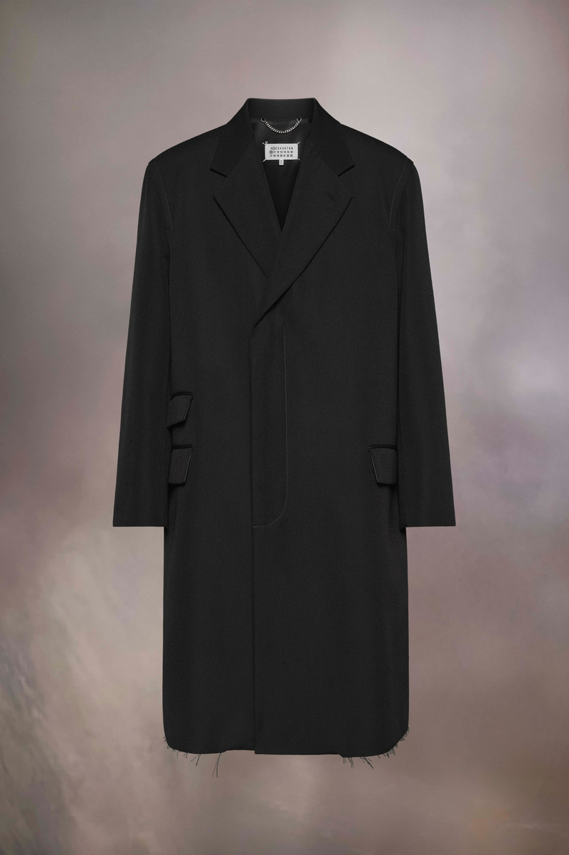 Maison Margiela Wool Silk Coat outlook