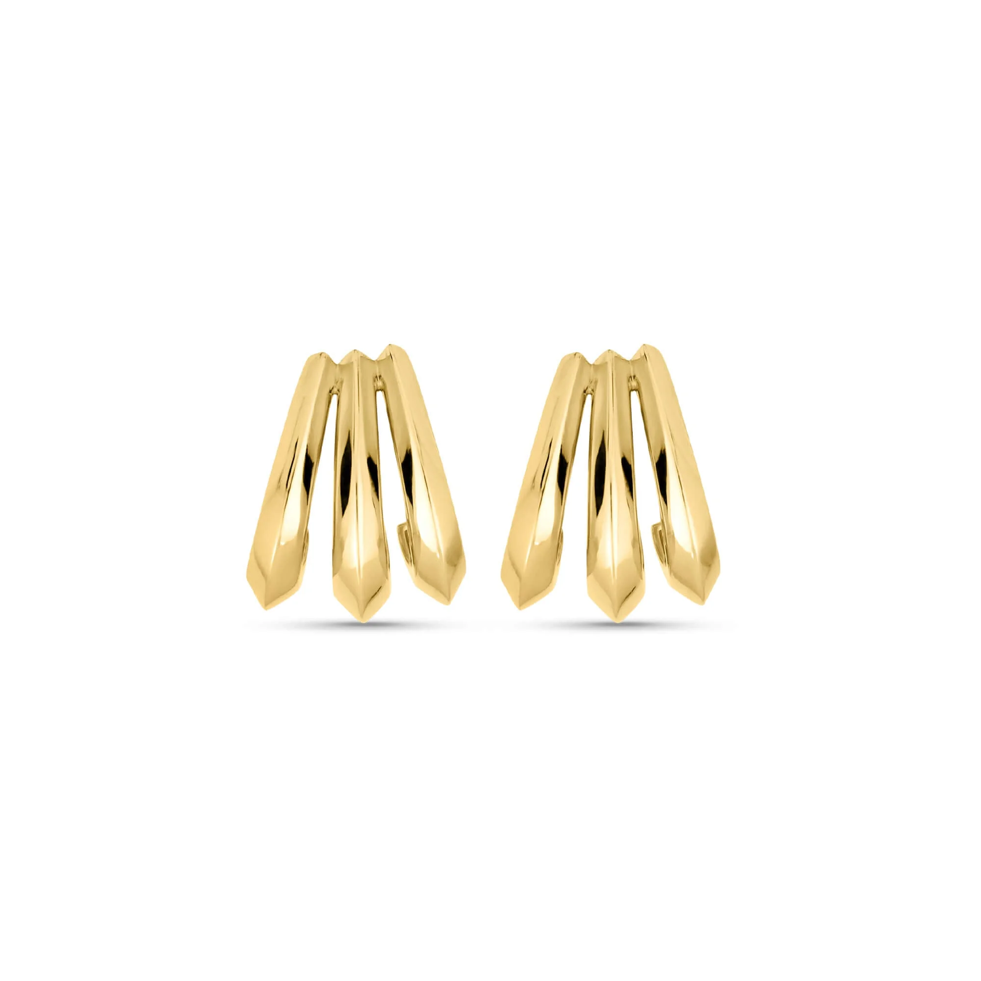 Gitane Gold Cuff Earrings - 1