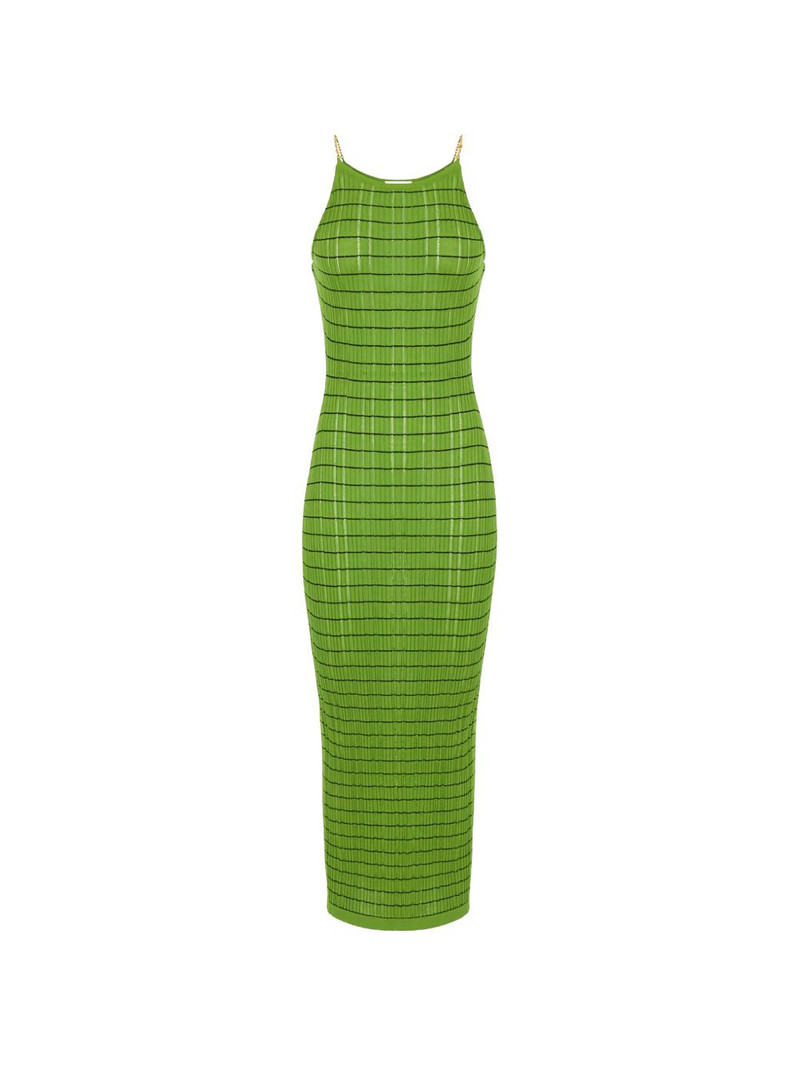striped chain knit maxi dress 1