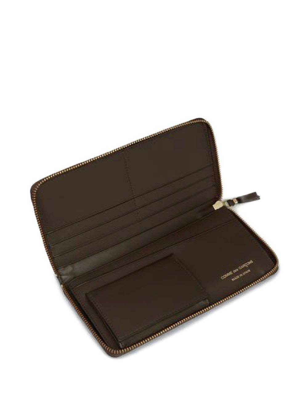 textured zip-around wallet - 2