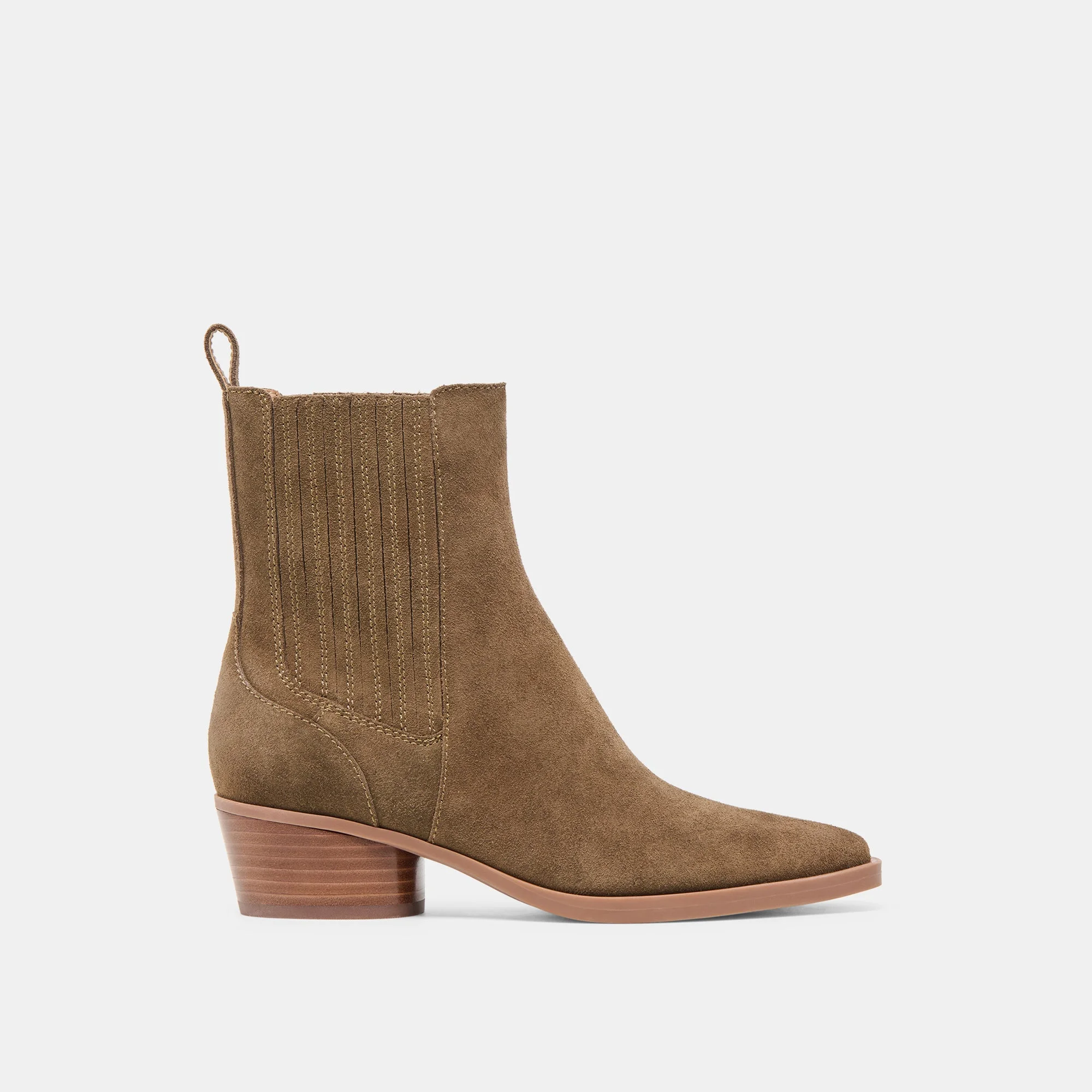 FAINT H2O BOOTIES OLIVE SUEDE - 1