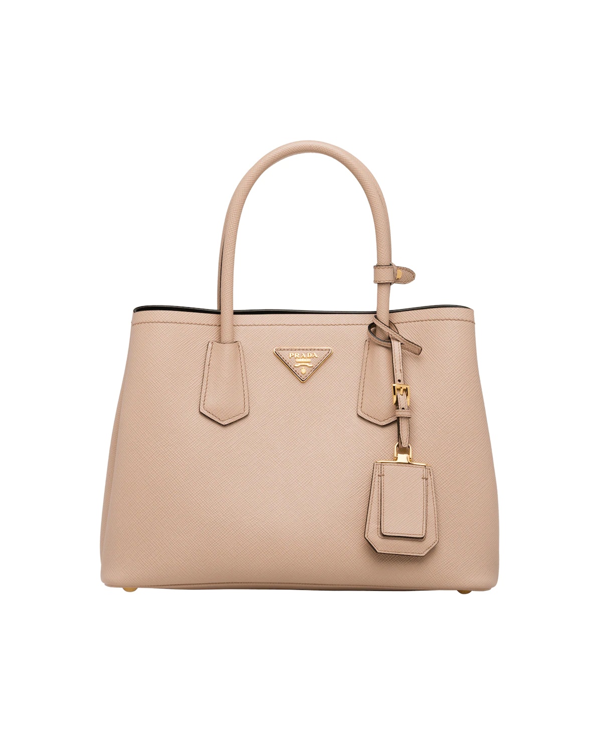 Small Saffiano Leather Double Prada Bag - 1