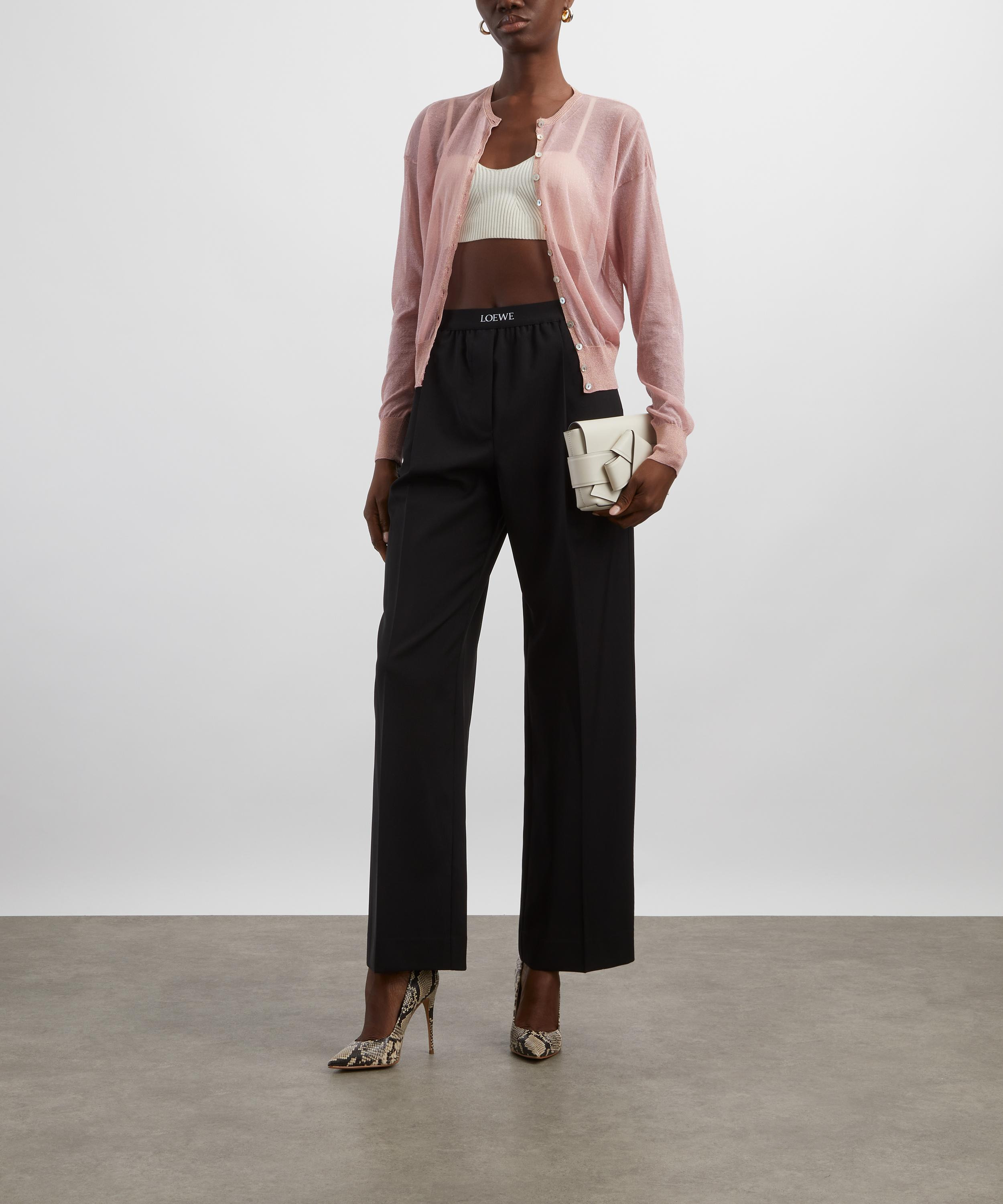 Black Wool Trousers - 2