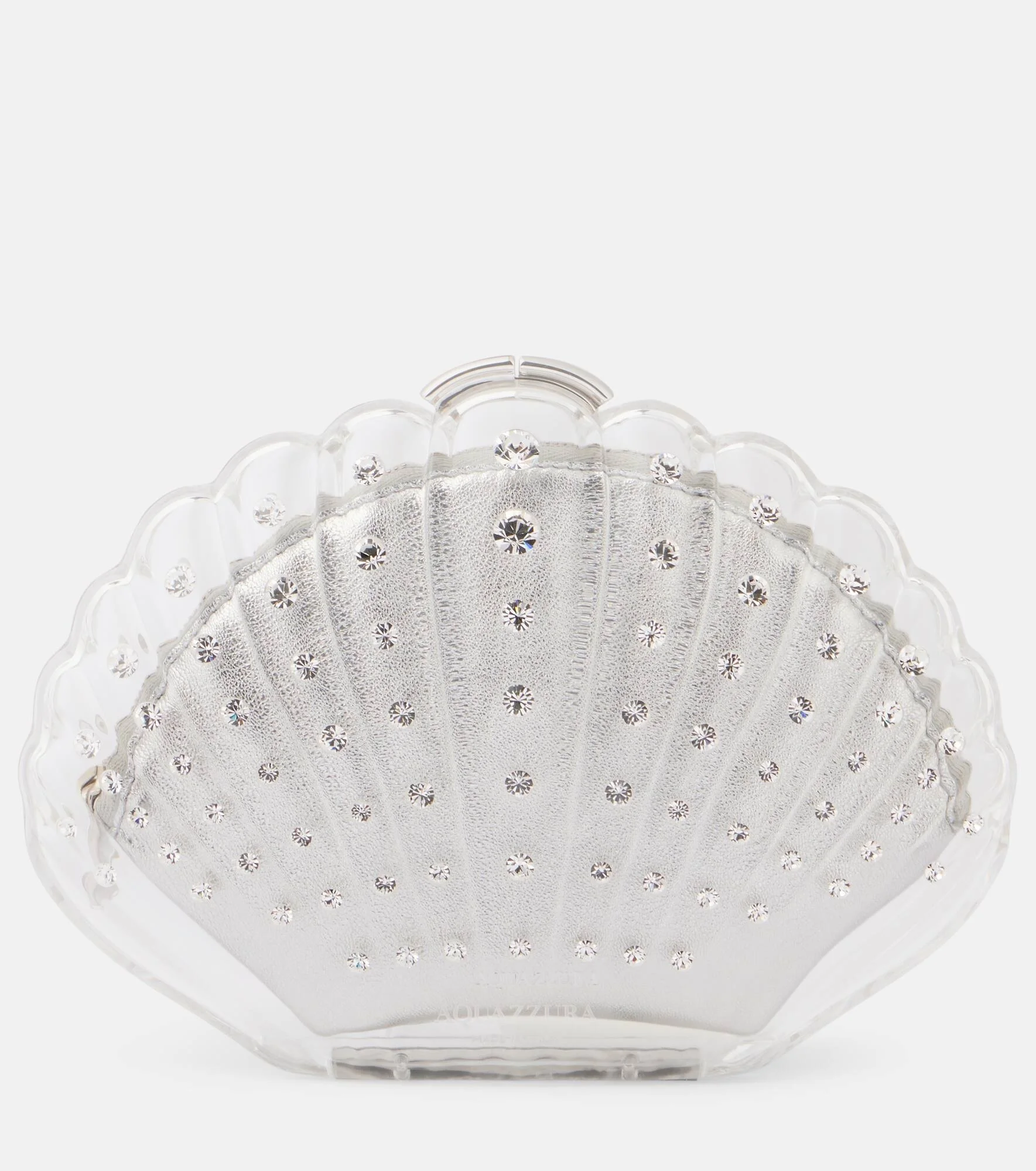 Crystal Shell embellished clutch - 1