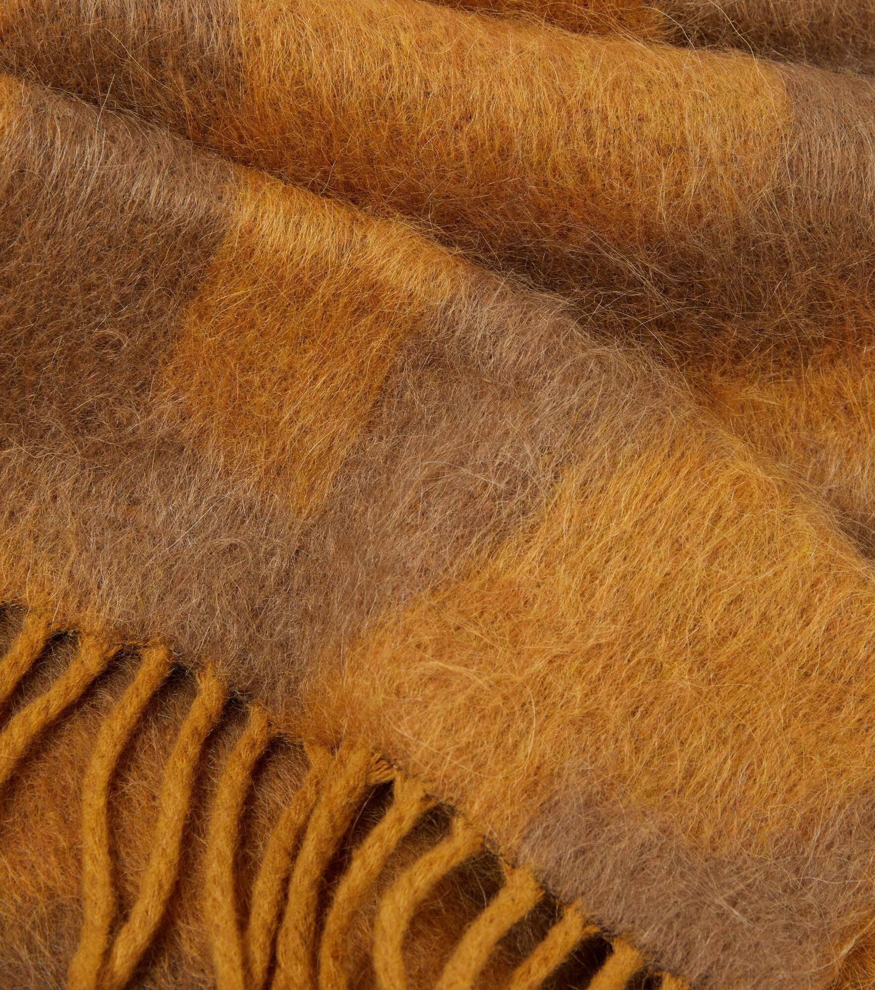 Logo wool-blend scarf - 4