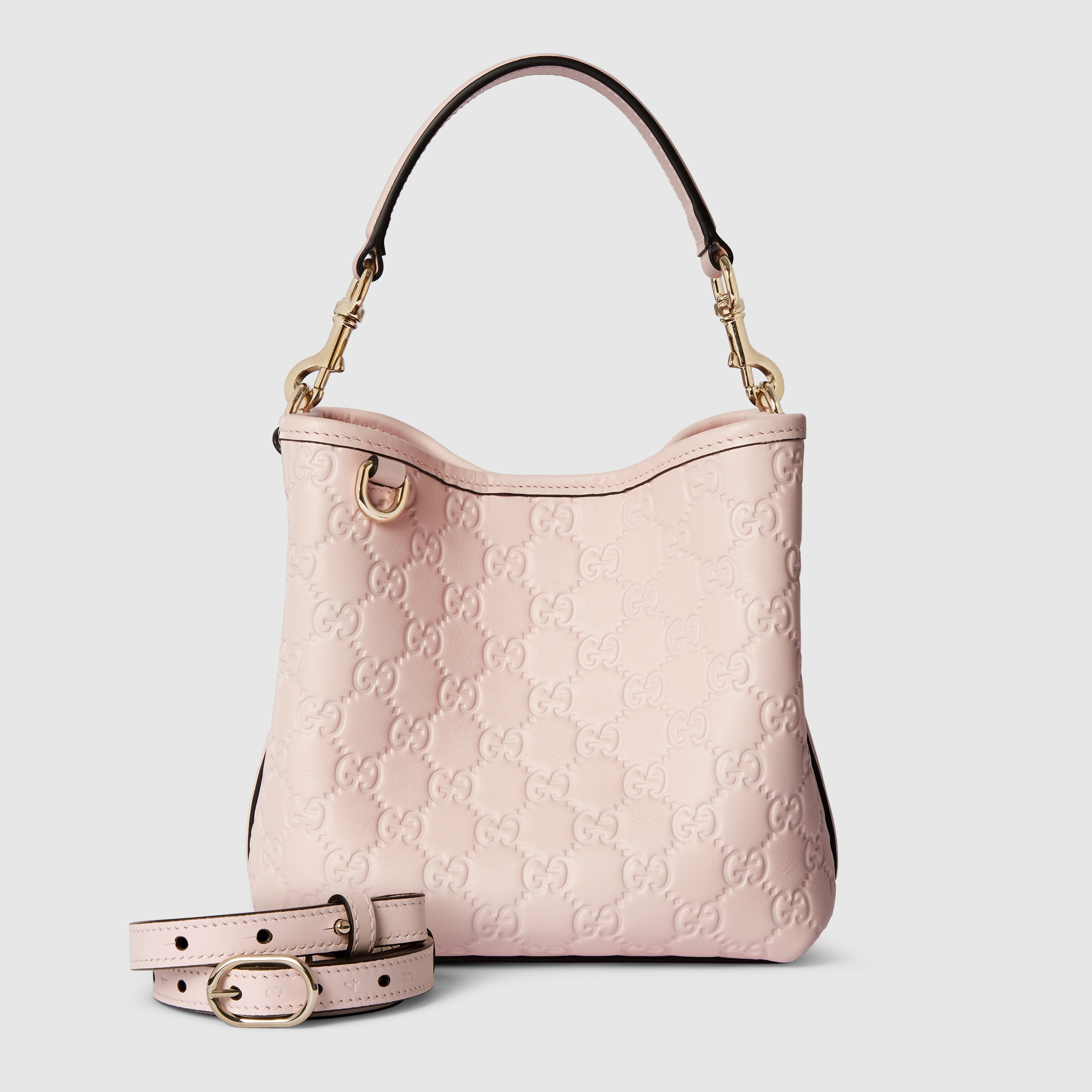 GG Emblem small bucket bag - 1