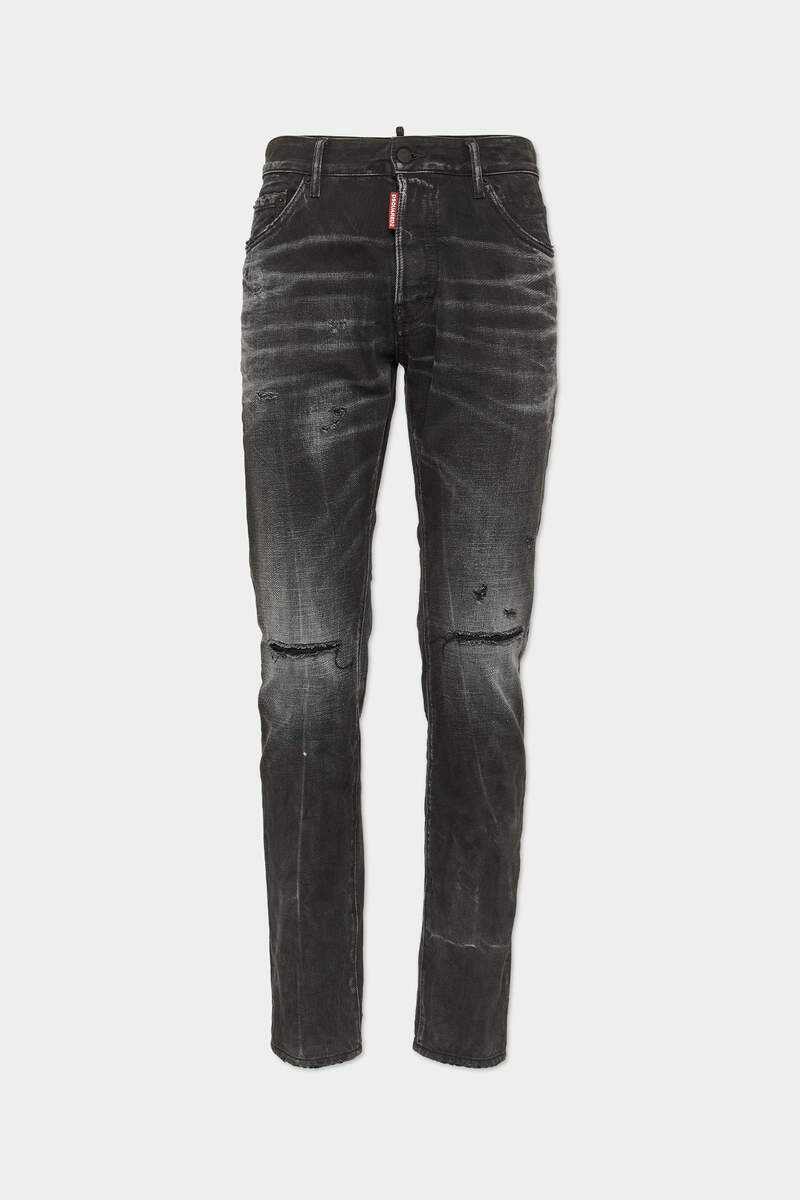 BLACK WARP WASH COOL GUY JEANS - 1