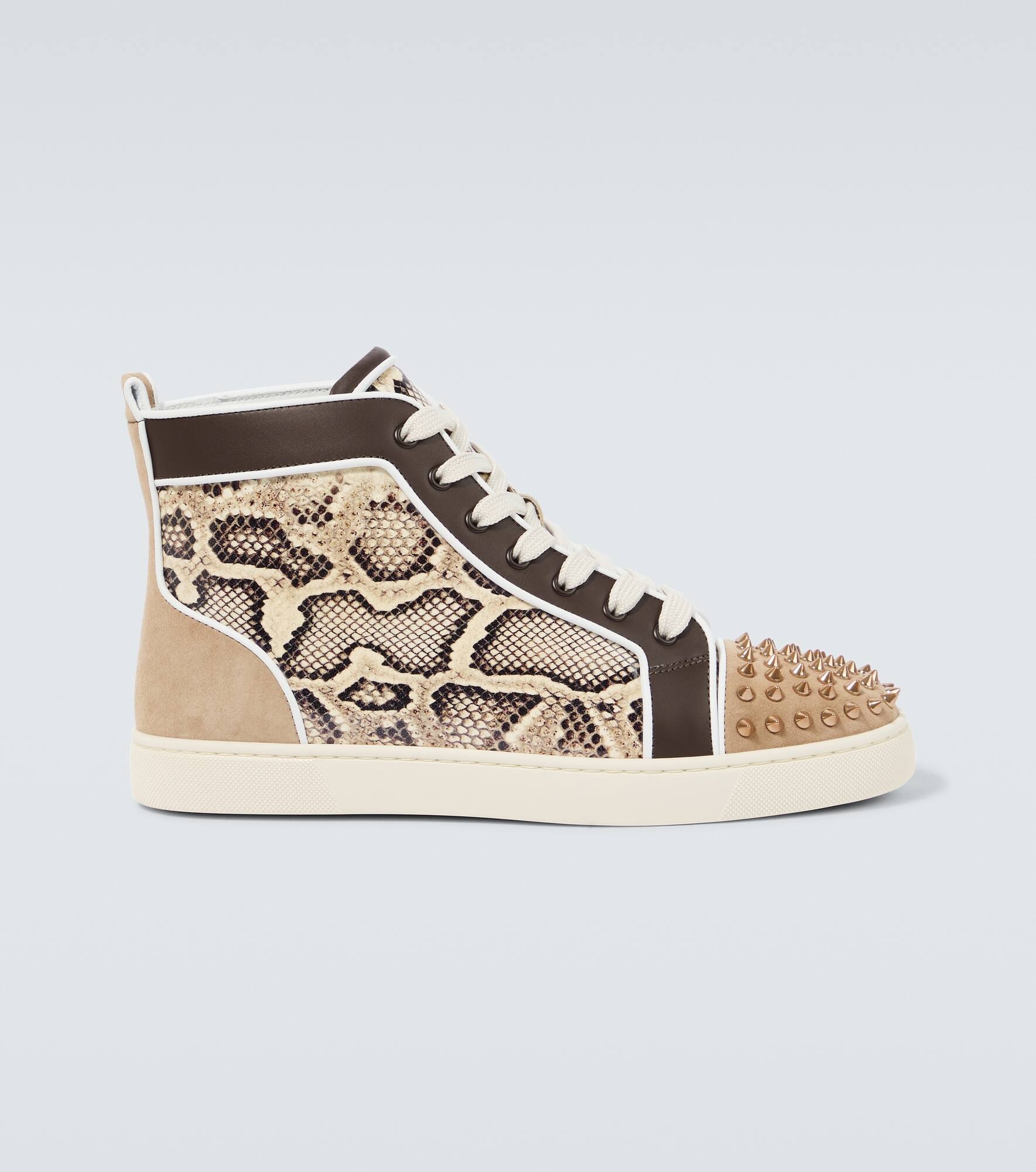 Lou Spikes leather sneakers - 1