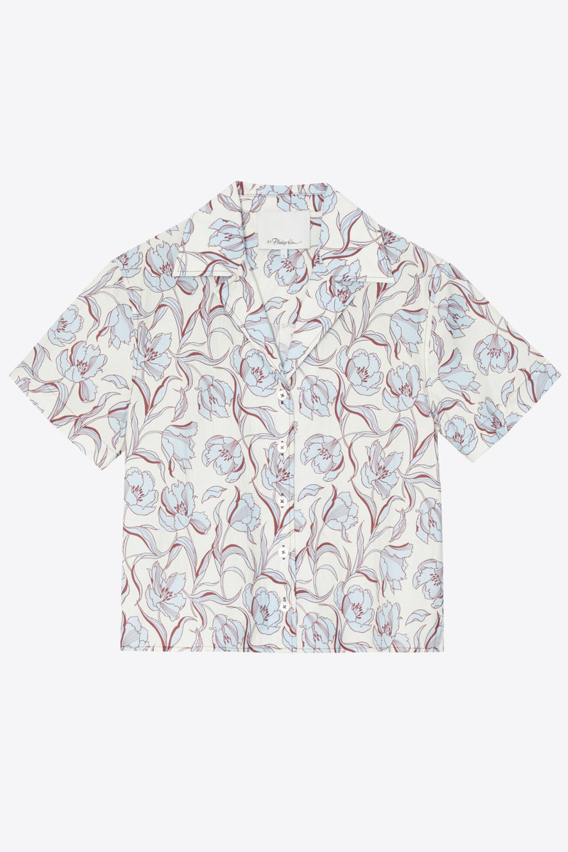 Floral Printed Camp Shirt 7