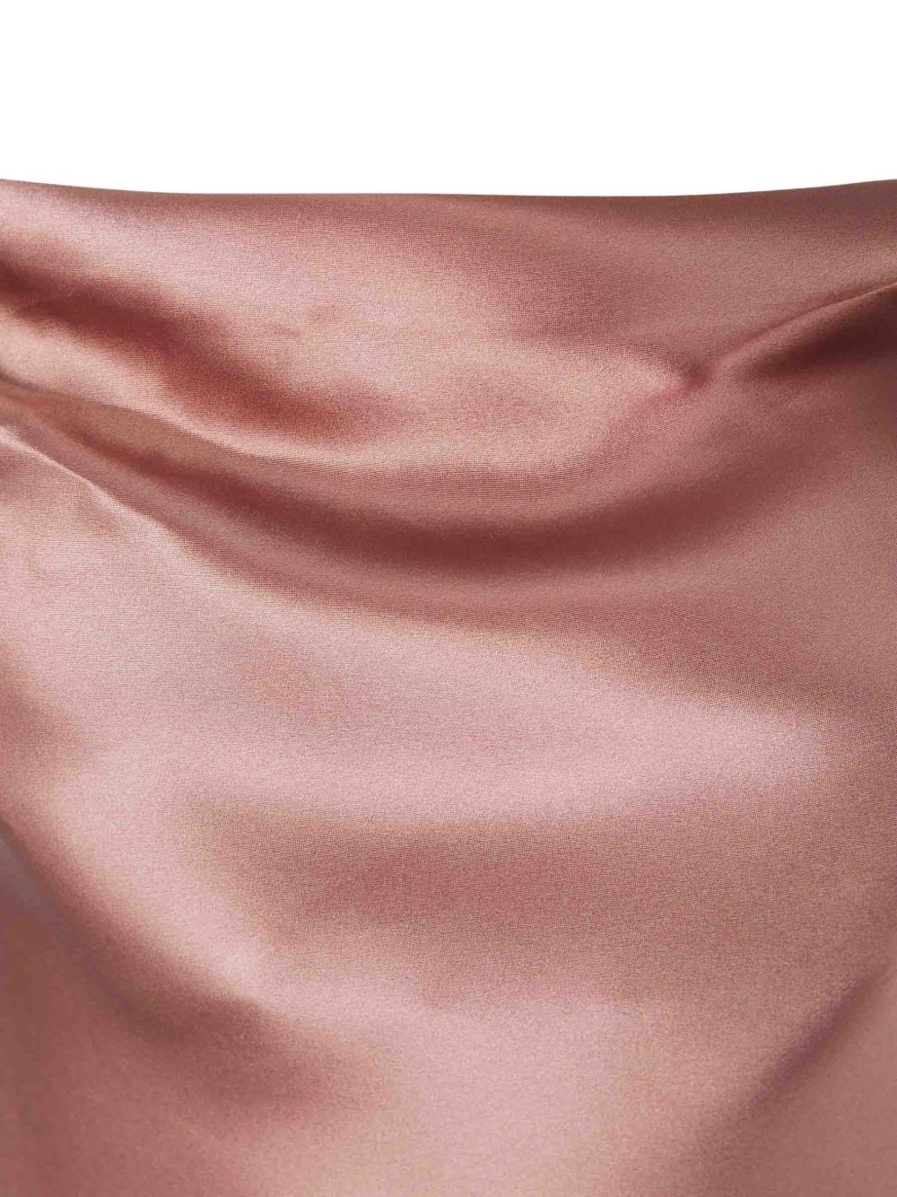 cowl-neck satin top - 3