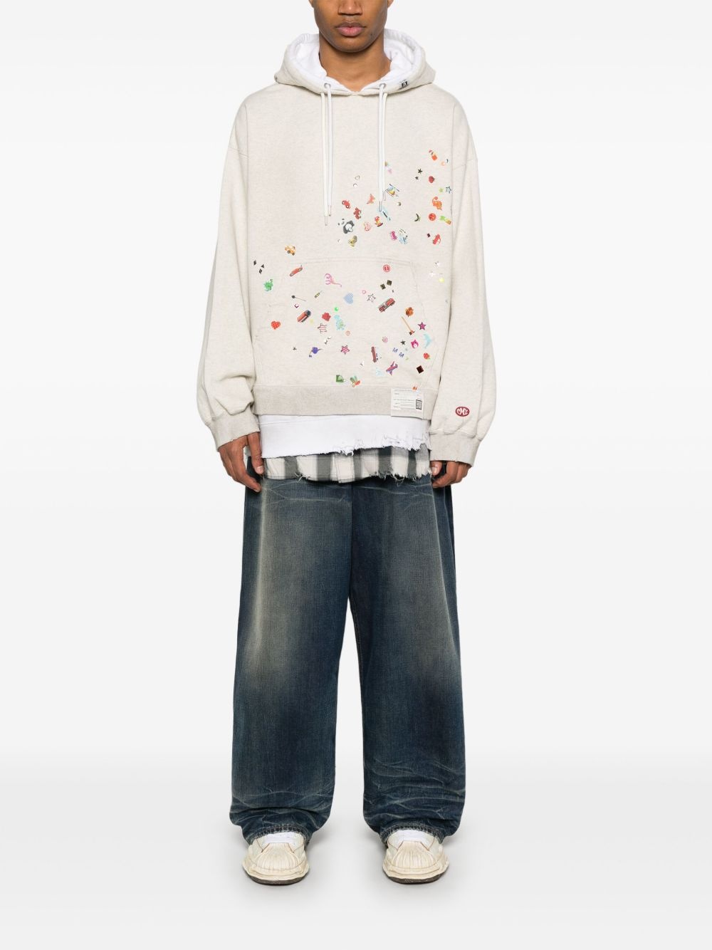 layered hoodie - 2