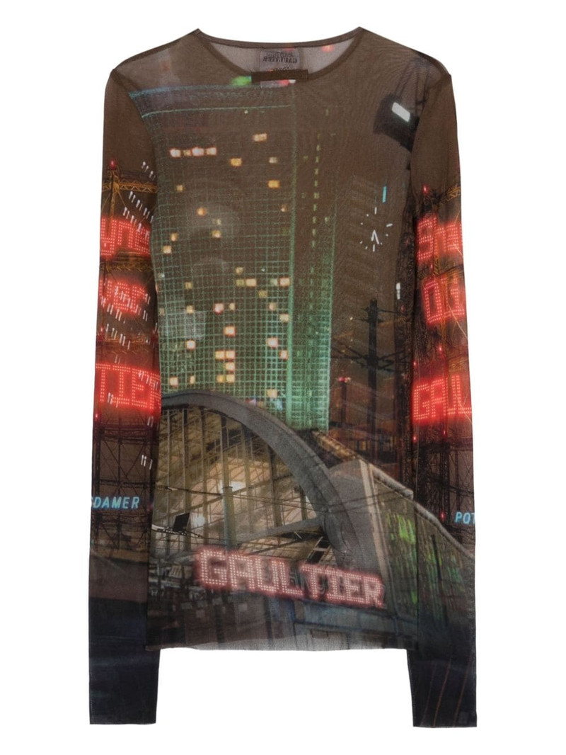 Jean Paul Gaultier x Shayne Oliver photograph-print T-shirt outlook