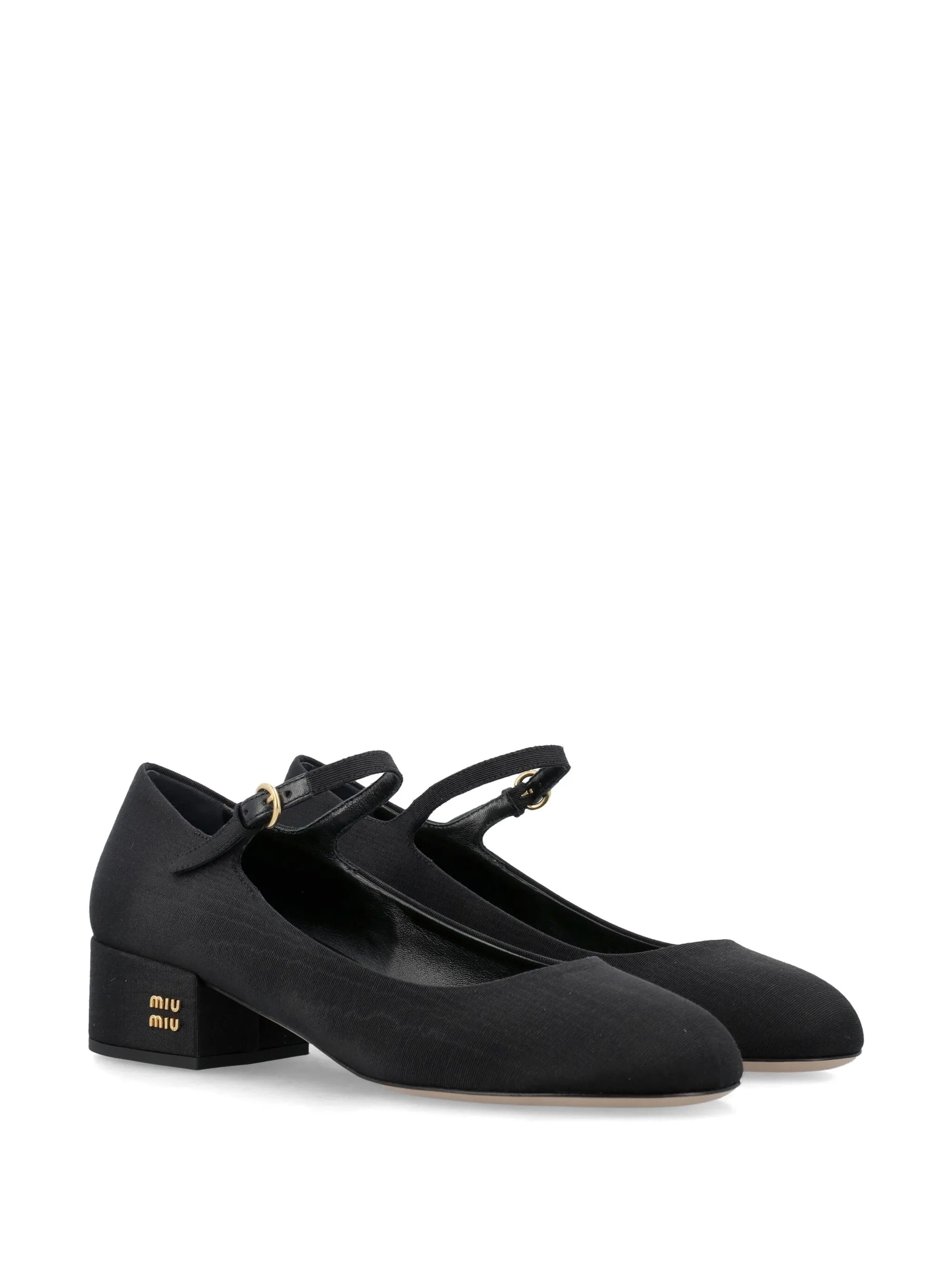 35mm Moiré Mary Janes Shoes - 4
