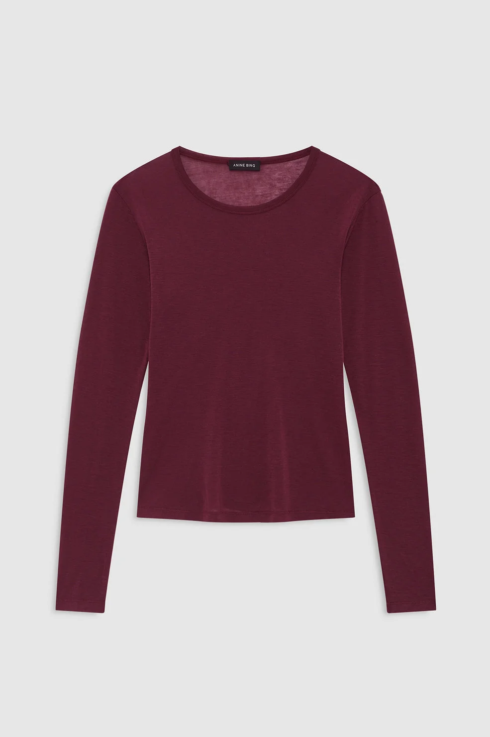 Sylvie Long Sleeve Tee - Fig - 1