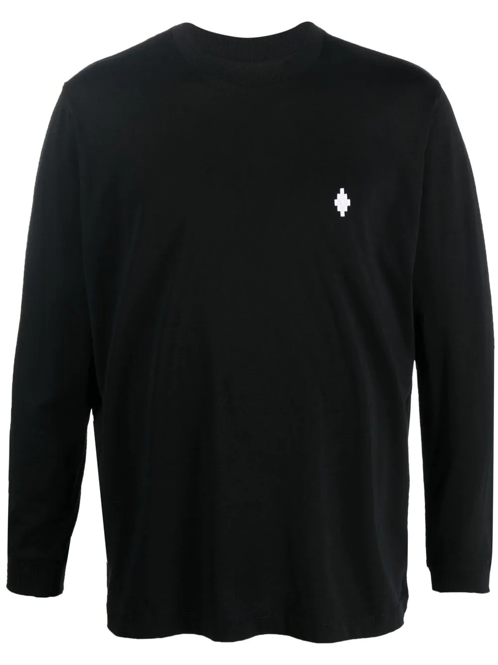 logo-embroidered long-sleeve T-shirt - 1