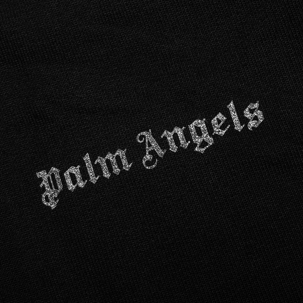 PALM ANGELS PXP SHINY SWEATPANTS - BLACK/SILVER - 3