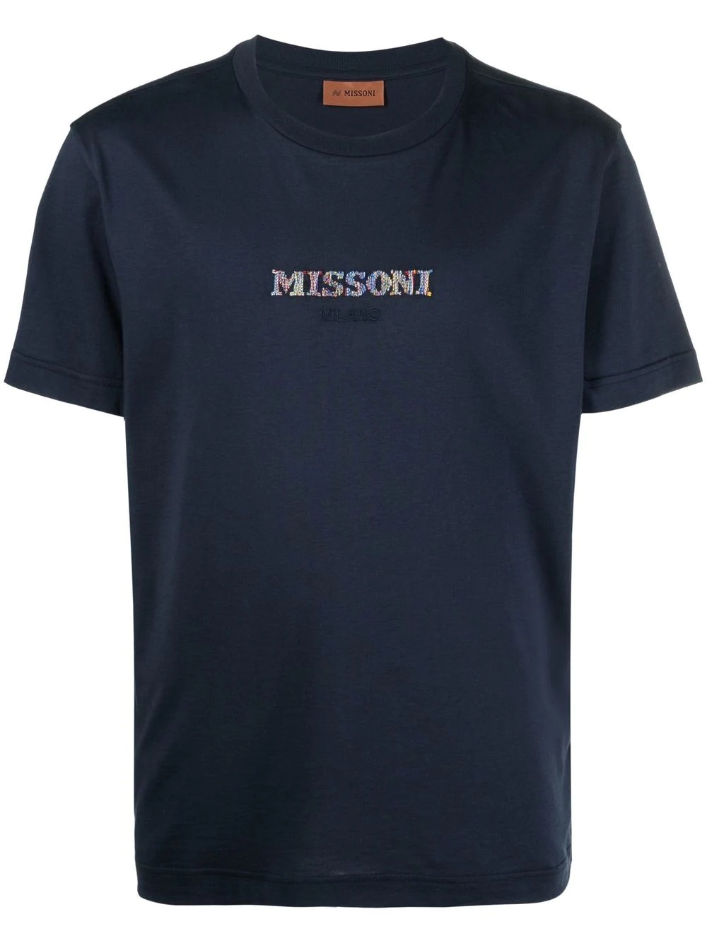 embroidered-logo short-sleeve T-shirt - 1