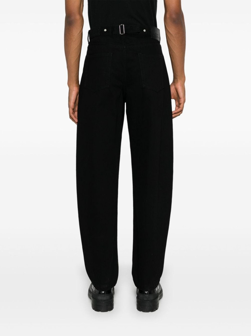 mid-rise barrel jeans 4