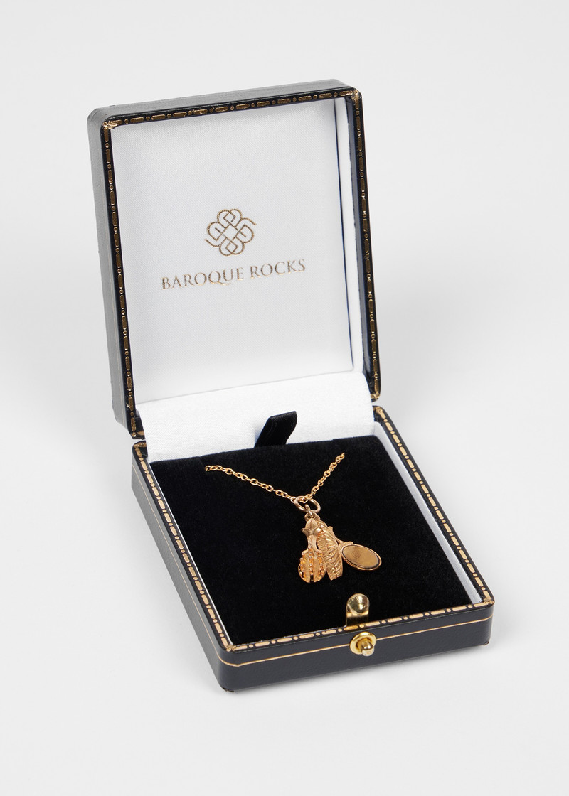 'Gold Glorious Gold' Hairbrush, Mirror & Comb Necklace by Baroque Rocks 4