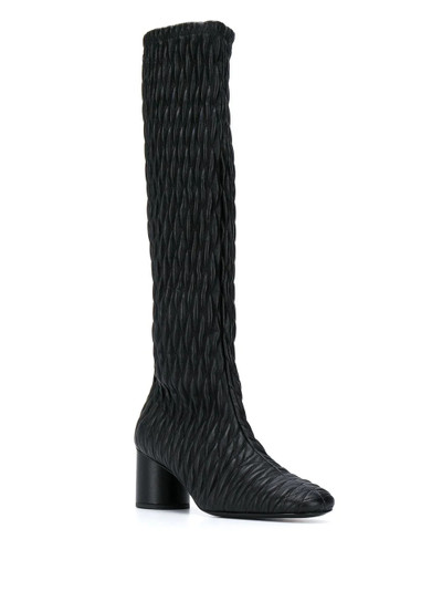 Jil Sander quilted Paola knee-high boots outlook