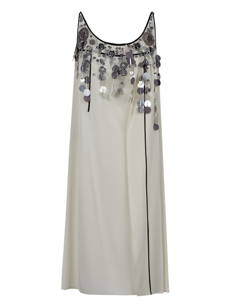 beaded-sequin mini dress 1