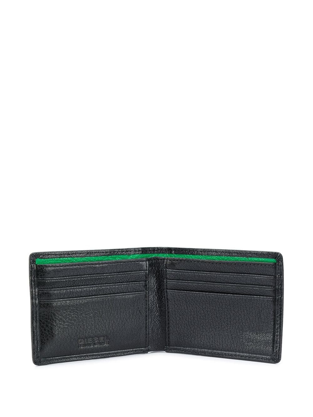 logo embossed bi-fold wallet - 3