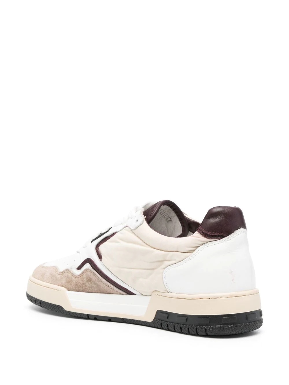 embroidered-logo low-top sneakers - 3