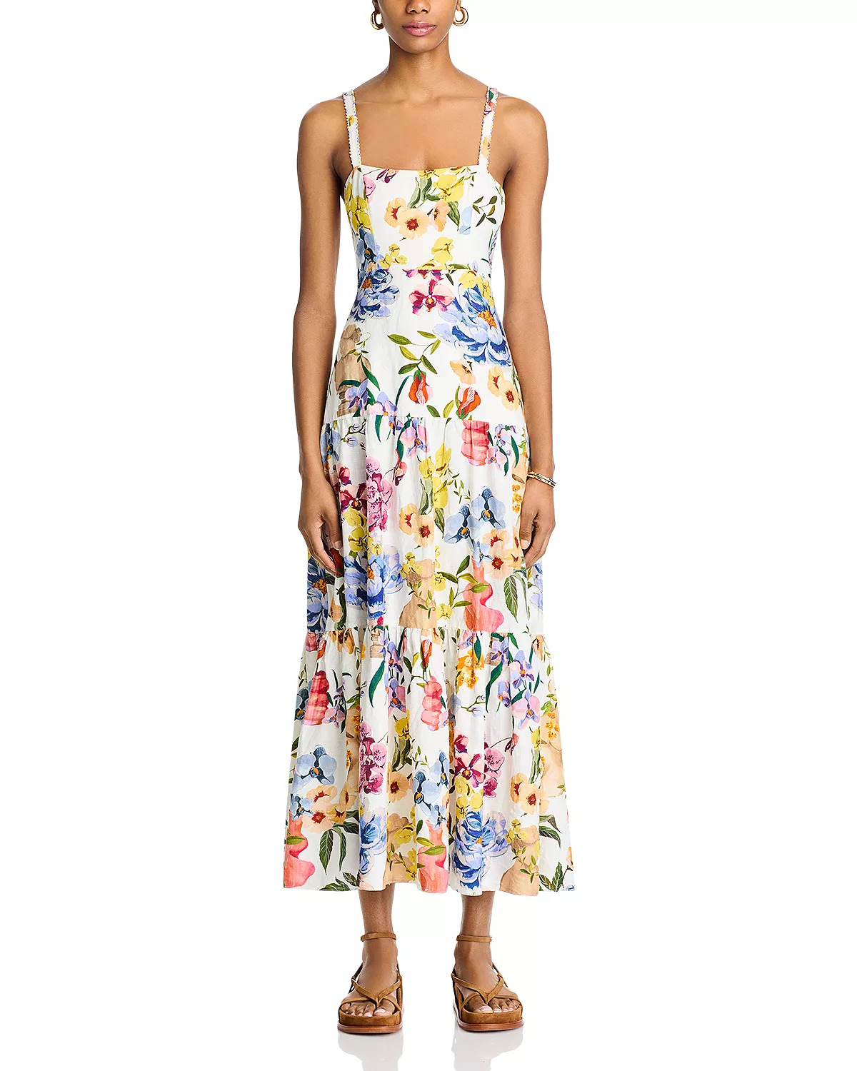 Greek Garden Sleeveless Maxi Dress - 7